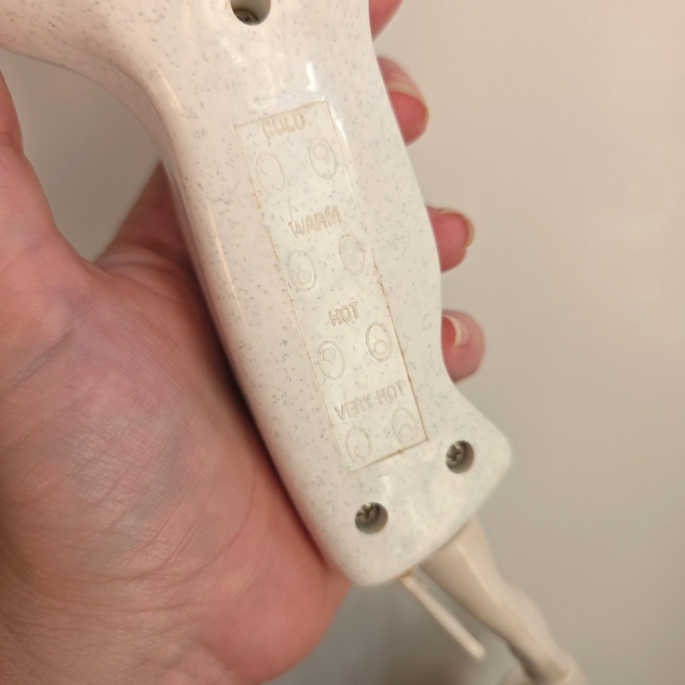 Vintage Conair Pro Style 1600 Hair Blow Dryer White Tested Video! 90s 80s 087D - Picture 10 of 10